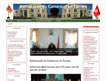 Tablet Screenshot of ambacamtunis.com
